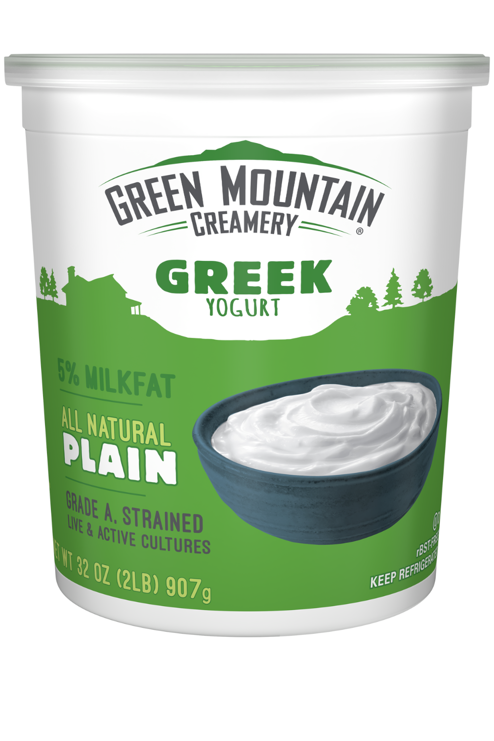 Green Mountain Creamery | Plain Full Fat 32oz